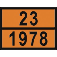 ПРОПАН 23-1978 (табличка ДОПОГ) ЖЕЛЕЗНАЯ